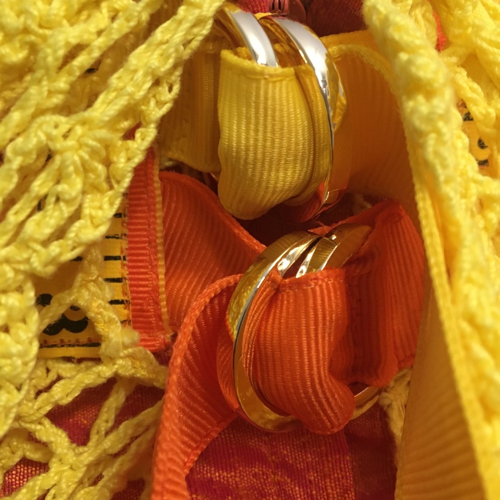 Fletcher Artworks, LLC Yellow/Orange Hi-low Skirt in size Medium - Picture 8 of 9